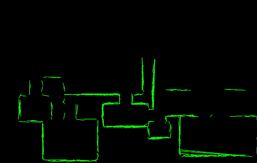 Slika 4. Detekcija linijskih segmenata